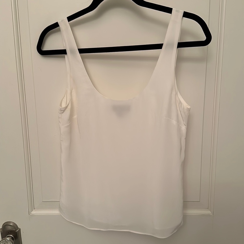 AYR White Silk Tank Size XS